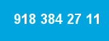 918 384 27 11 918 384 27 11